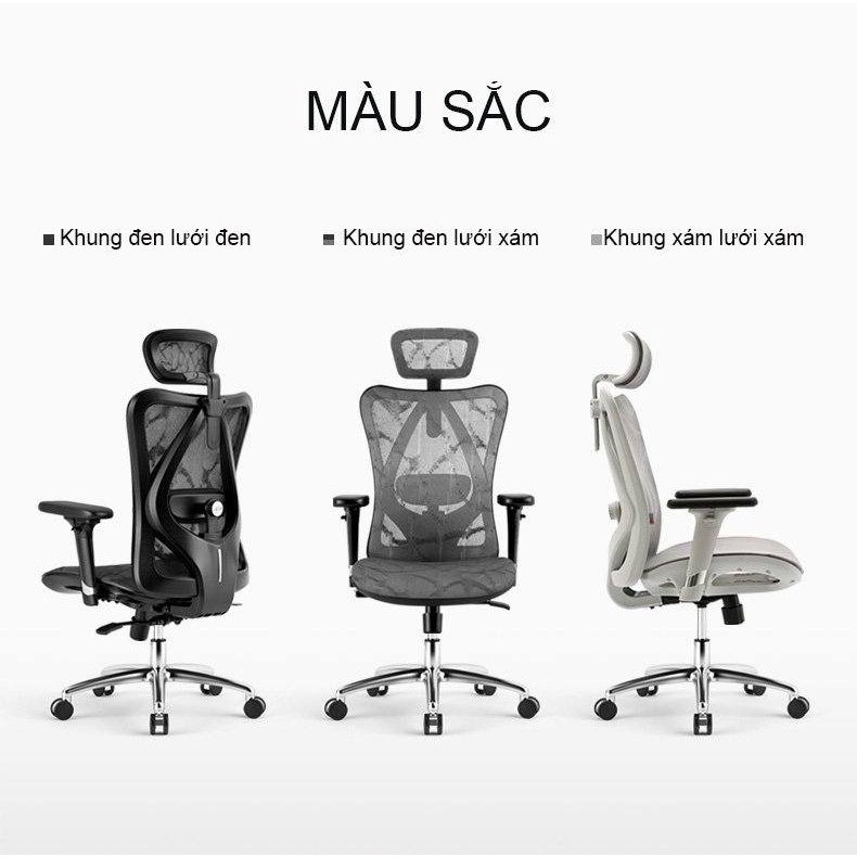 Ghế c&ocirc;ng th&aacute;i học ergonomic Sihoo M57 / M57B